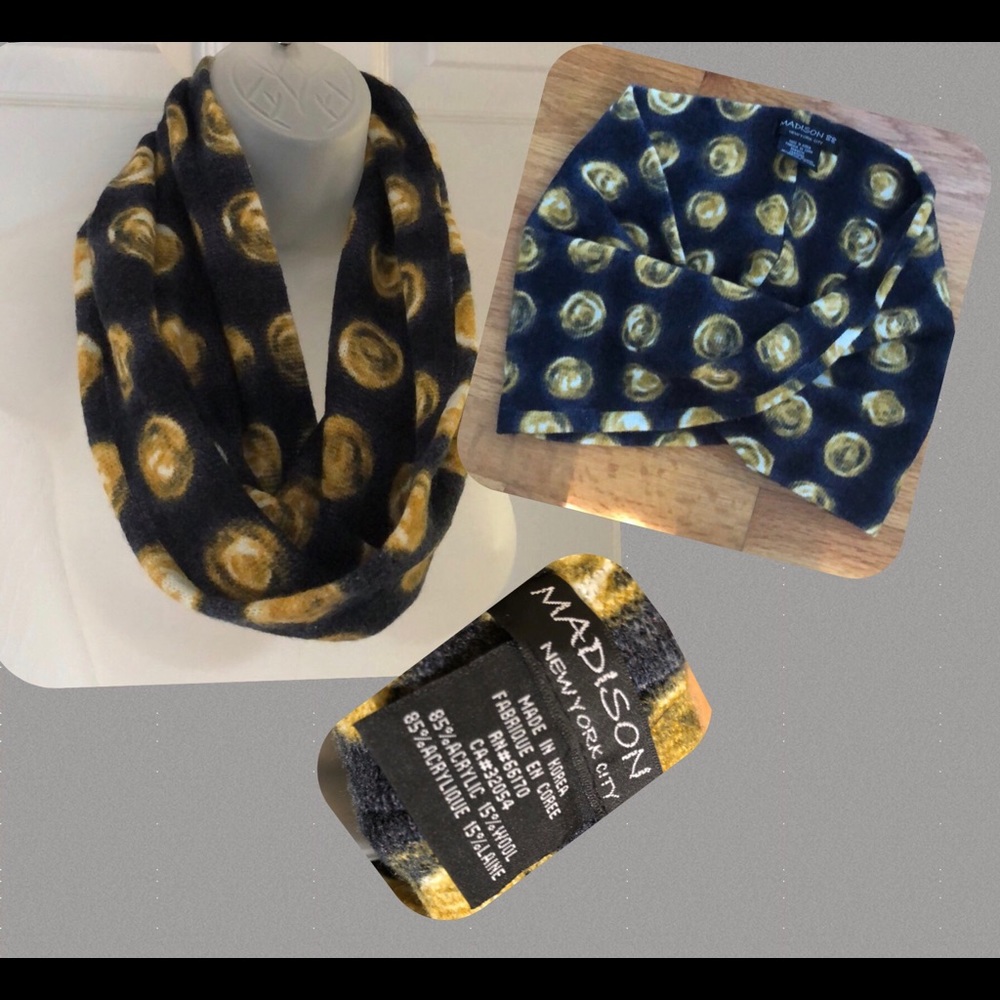 NWOT Anthro Gorgeous, Cozy, Stylish Infinity scarf